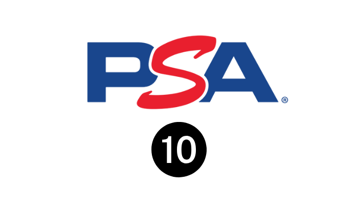 PSA10は「見た目の完成度がほぼ最高」と評価された鑑定グレード